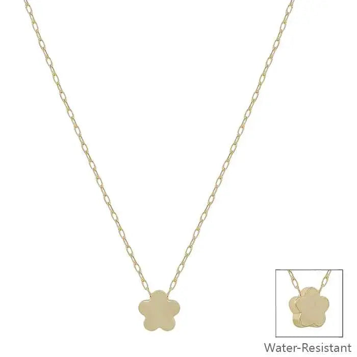 Gold Dainty Daisy Necklace