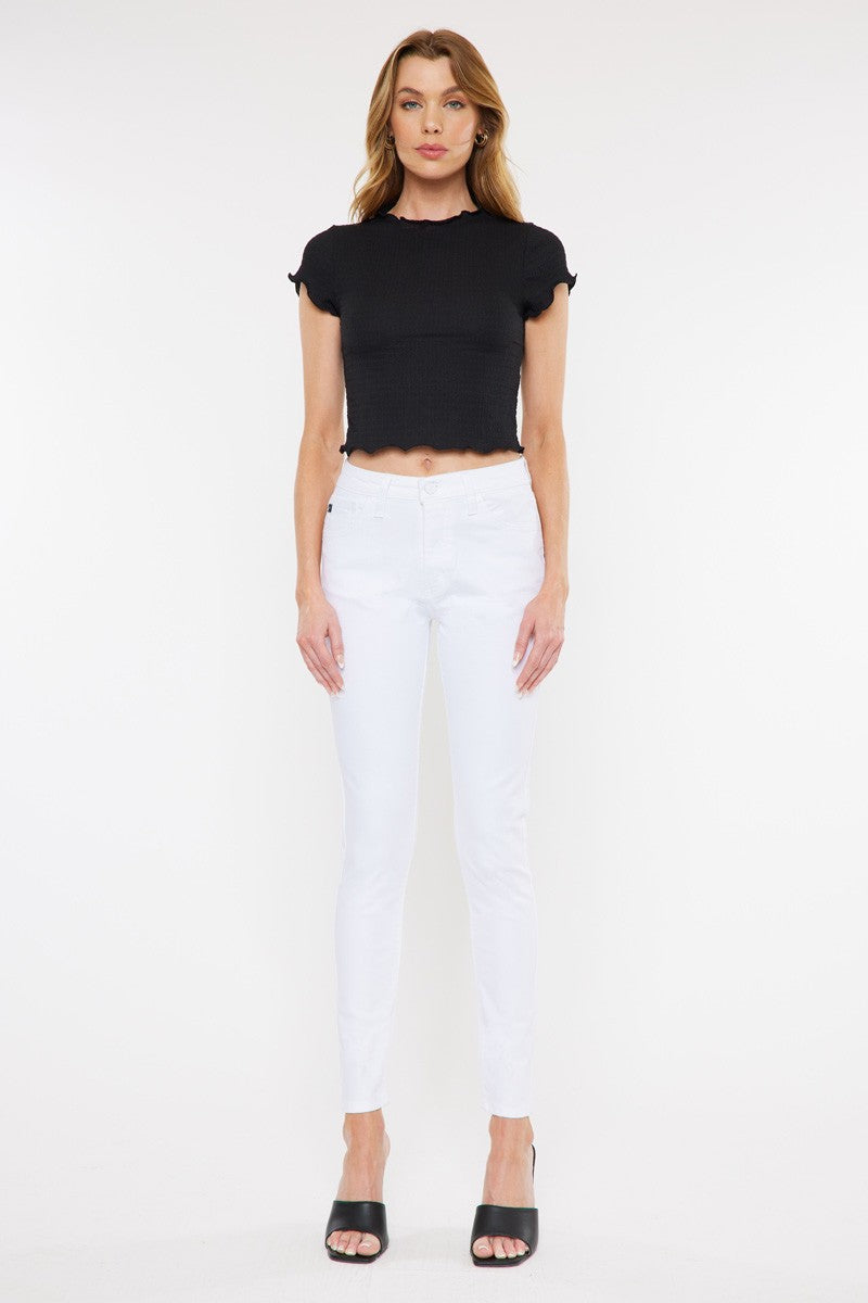 Jules White Relaxed Skinny Jeans