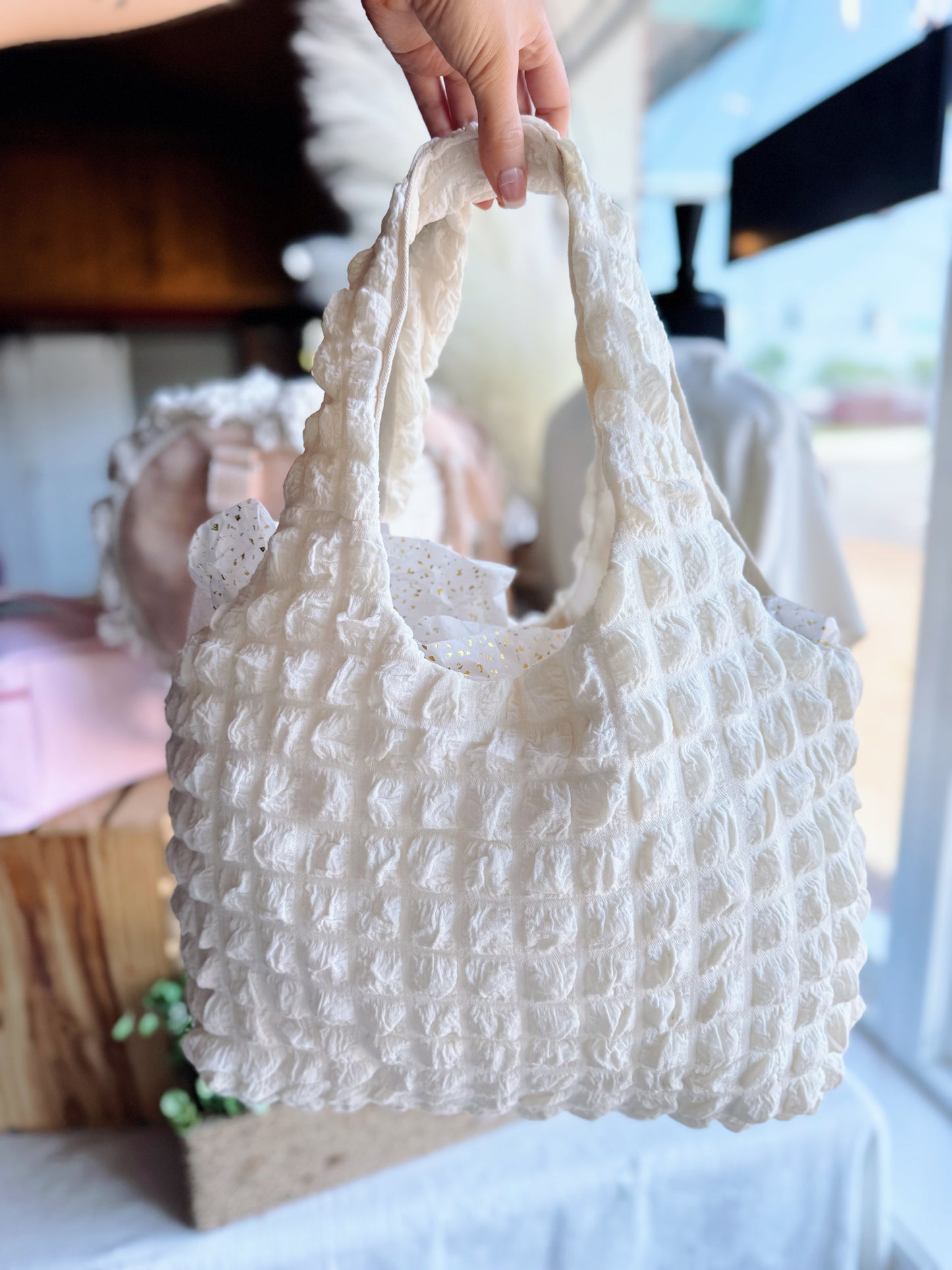 Medium Bubble Tote Shoulder Bag