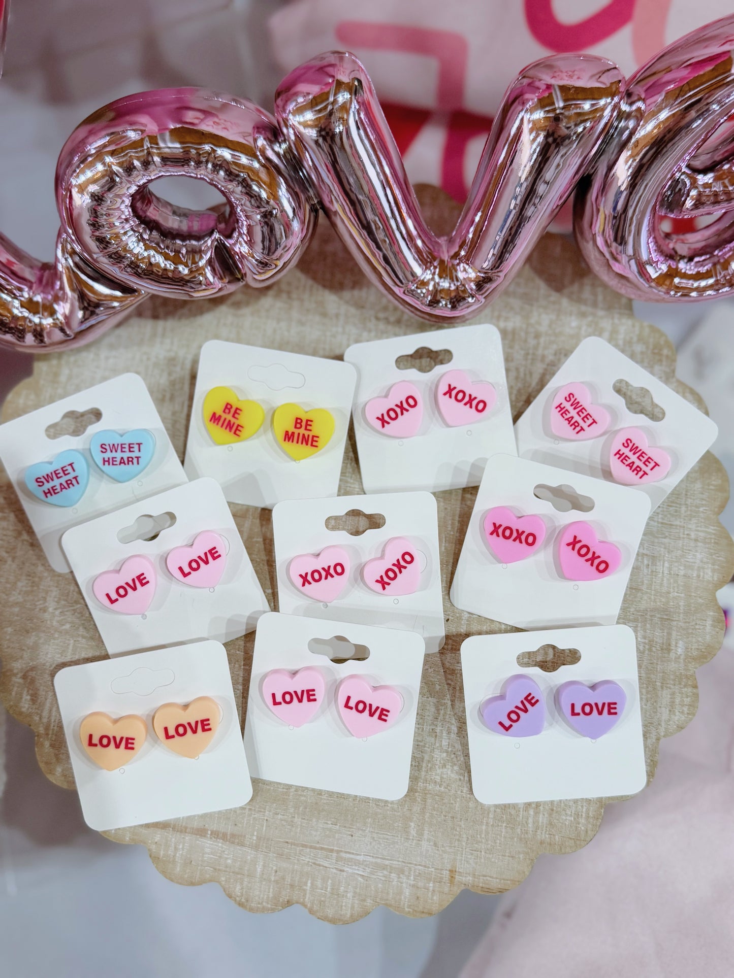 Conversation Heart Earrings