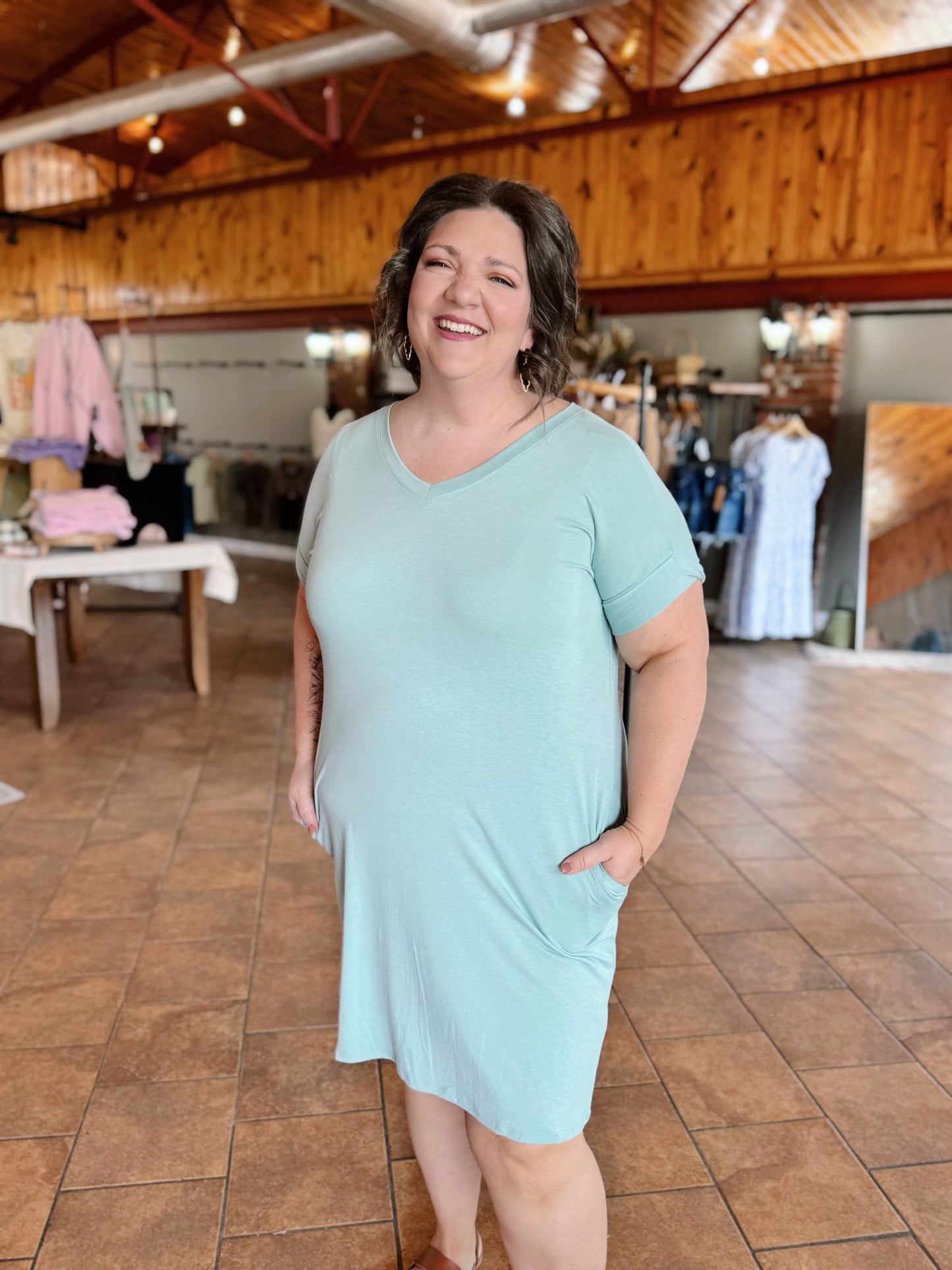 Curvy Ultimate Soft Tee Dress