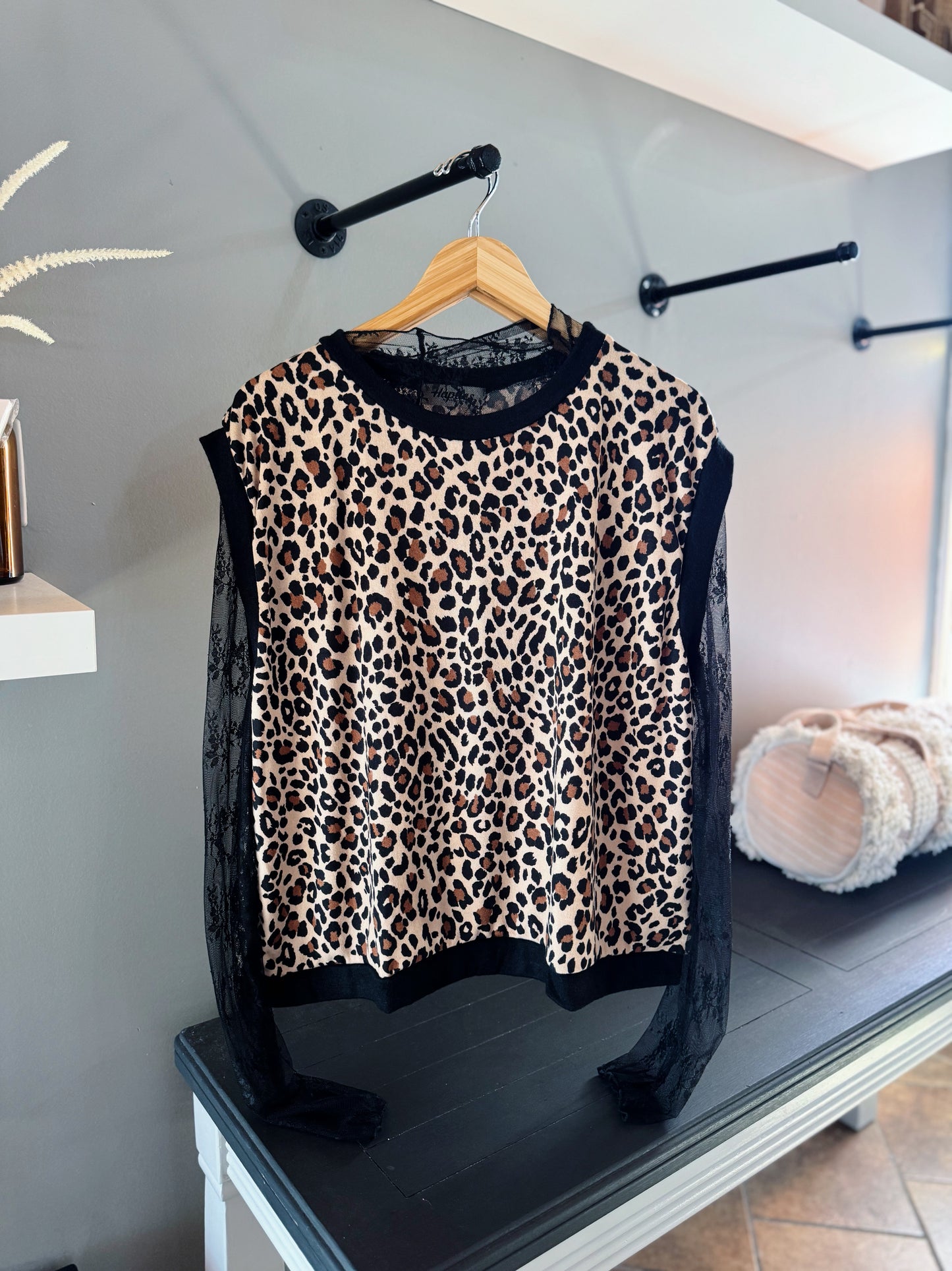 Curvy Leopard Sweater Vest