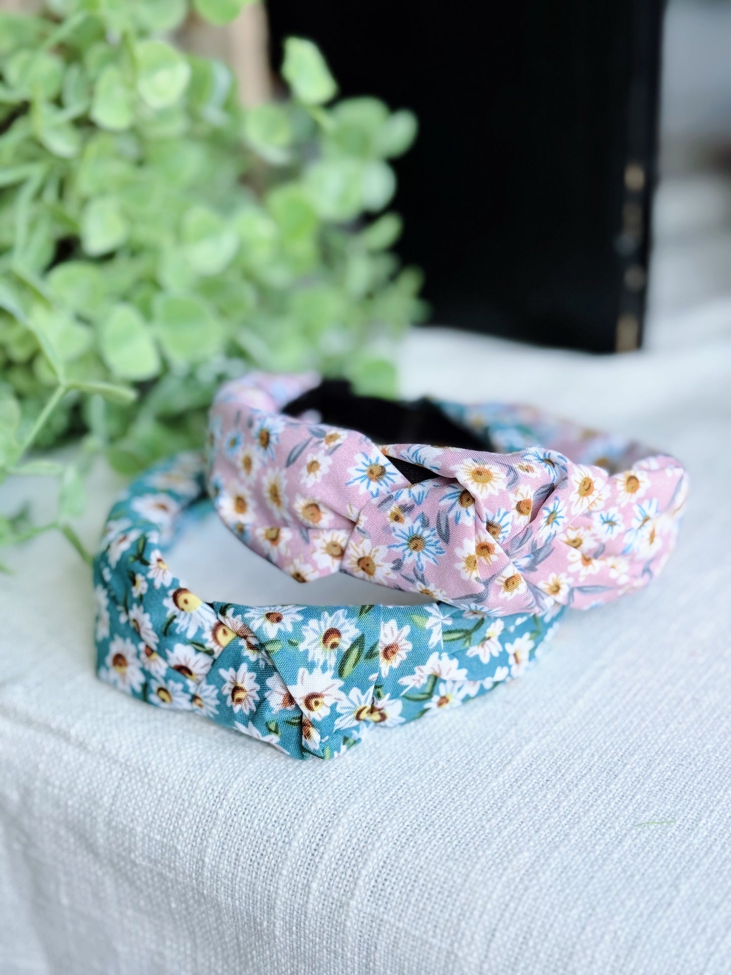Floral Top Knot Headband
