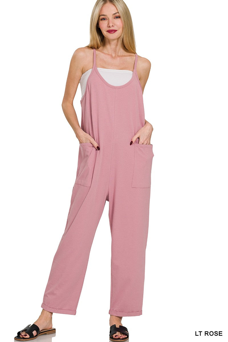 Basic Spaghetti Strap Jumpsuit
