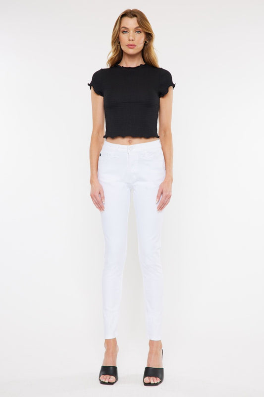 Jules White Relaxed Skinny Jeans