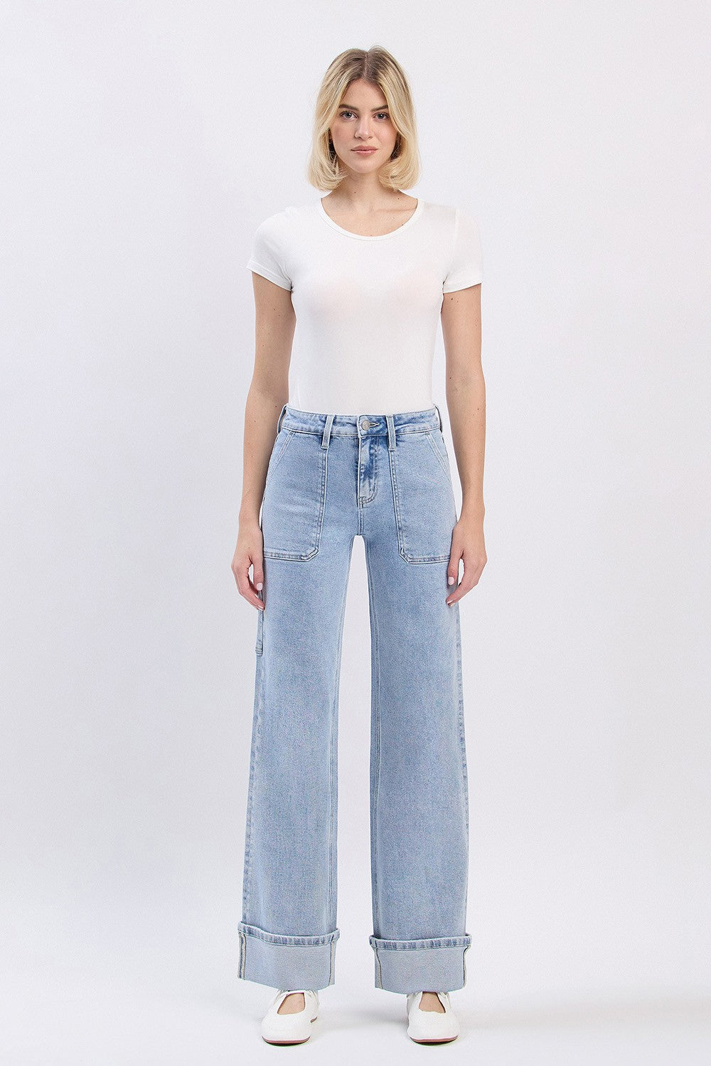 Sylvia's High Rise Carpenter Style Jeans