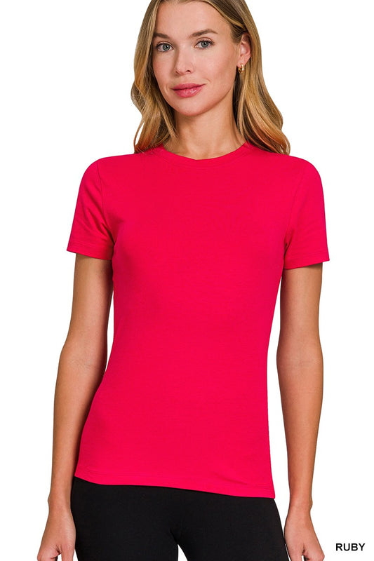 Red Basic Tee