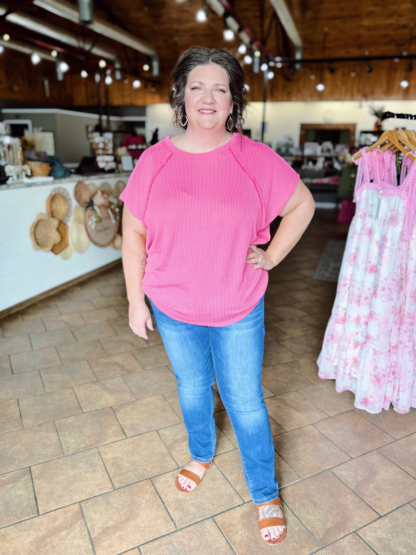 Curvy Benton's Mid Rise Skinny Jeans