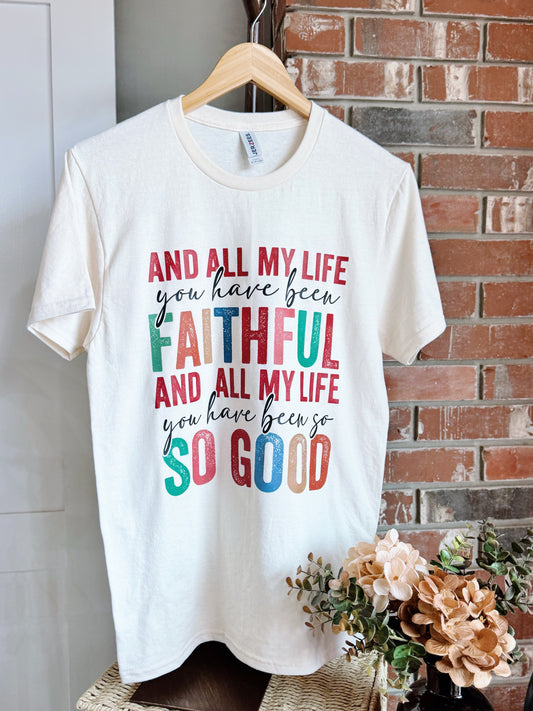 Cream Faithful Tee