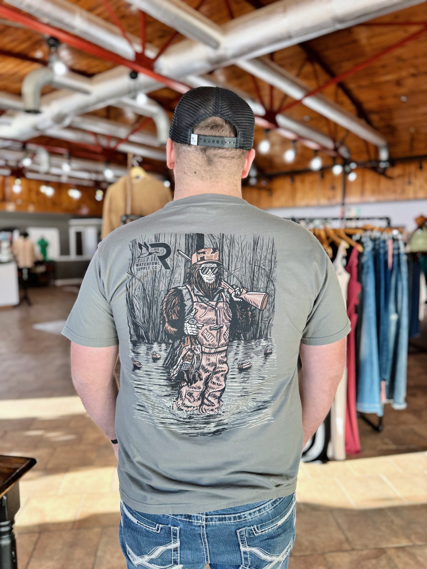Roost Gray Sasquatch Tee