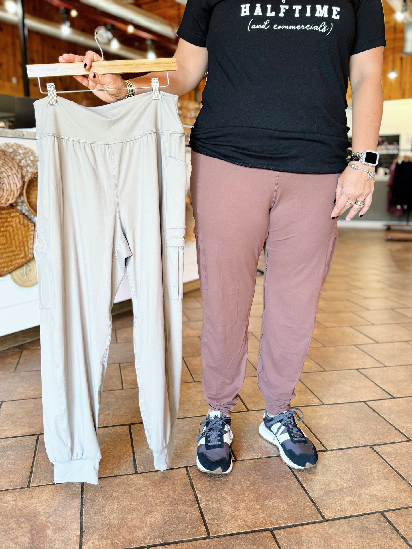 Curvy Butter Fabric Joggers