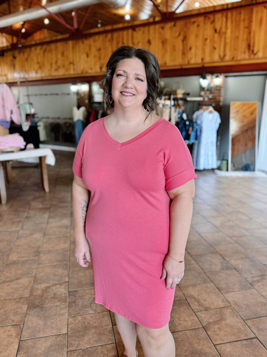 Curvy Ultimate Soft Tee Dress