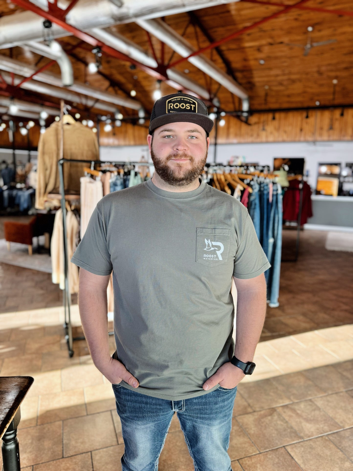 Roost Gray Sasquatch Tee
