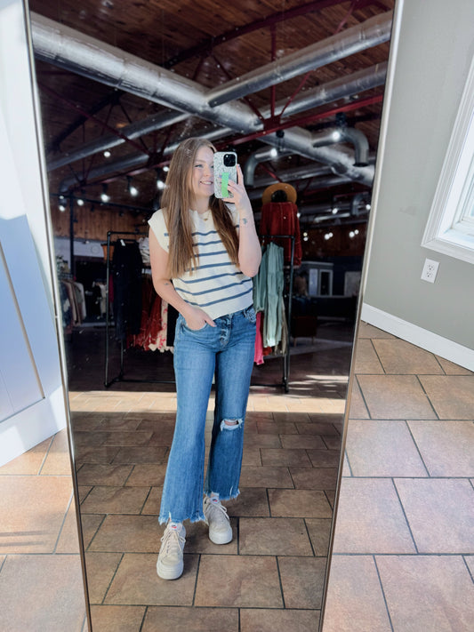 Jolie's High Rise Distressed Jeans