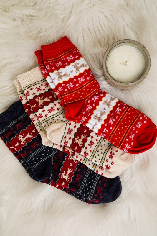 Christmas Cozy Winter Socks