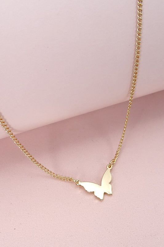 Mini Butterfly Pendant Necklace