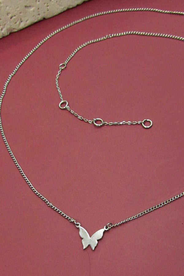 Mini Butterfly Pendant Necklace