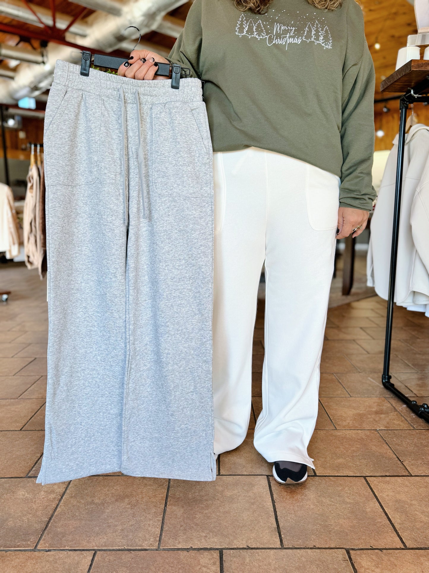 Curvy French Terry Lounge Pants