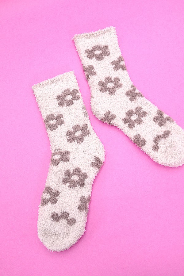 Daisy Plush Socks