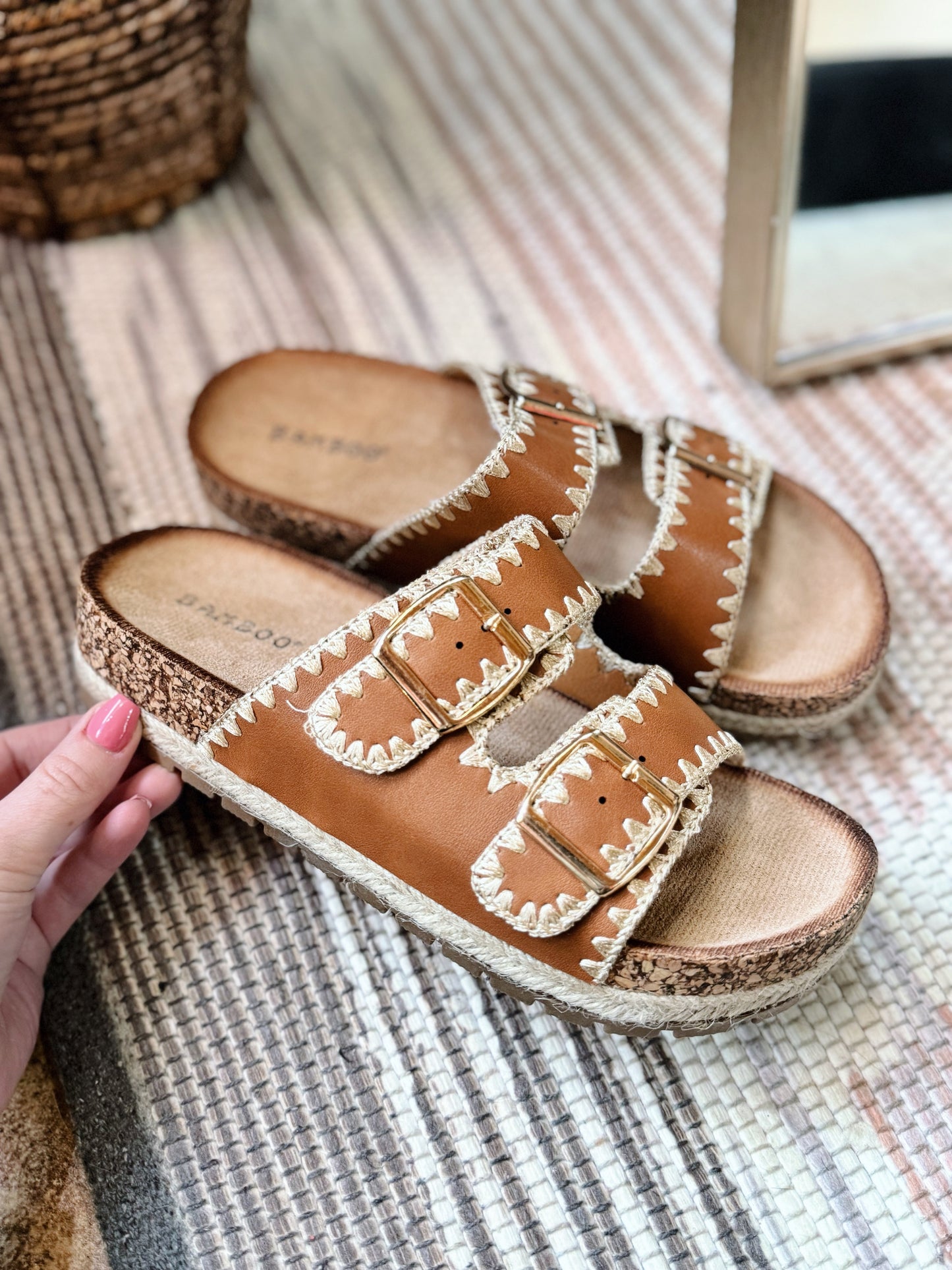 Silo's Stitched Sandal Brown