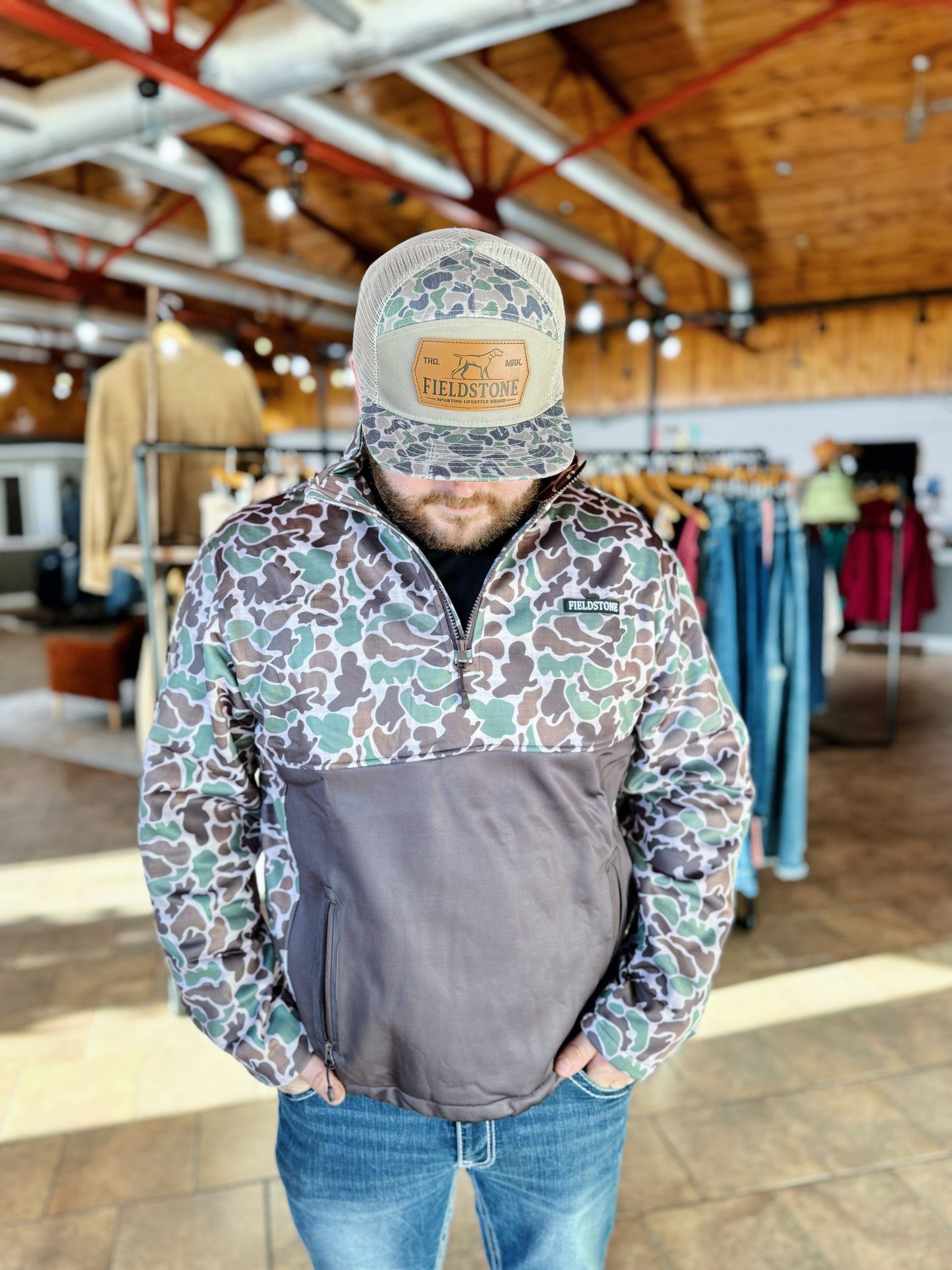 Fieldstone Camo Quarter Zip