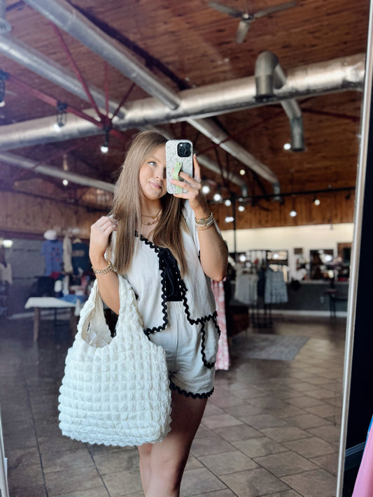 Medium Bubble Tote Shoulder Bag