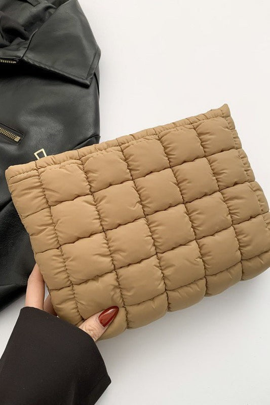 Quilted Zipper Pouch