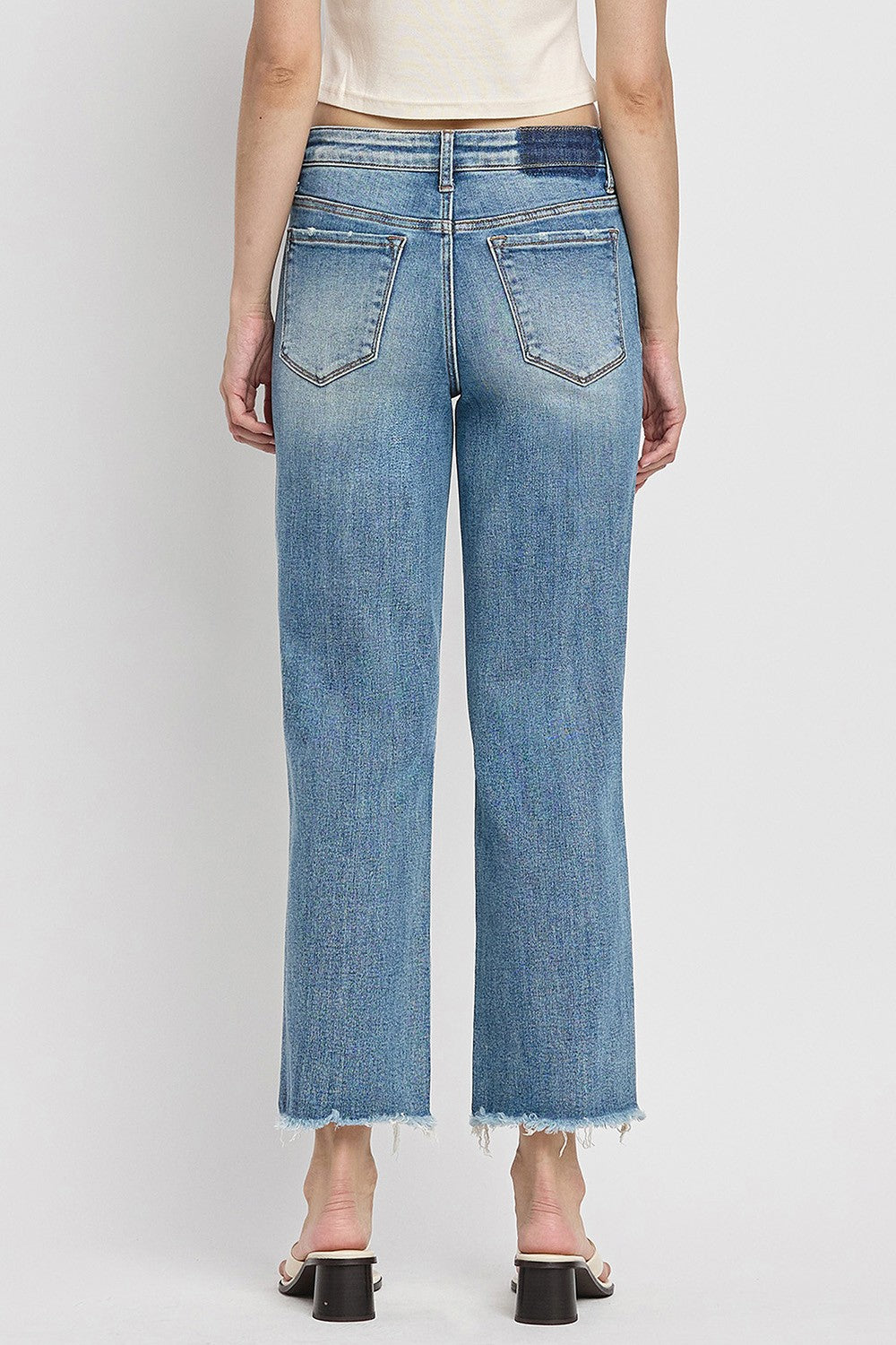 Jolie's High Rise Distressed Jeans